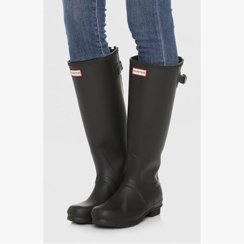 Hunter Women's Original Tall Rain Boot, Matte Black